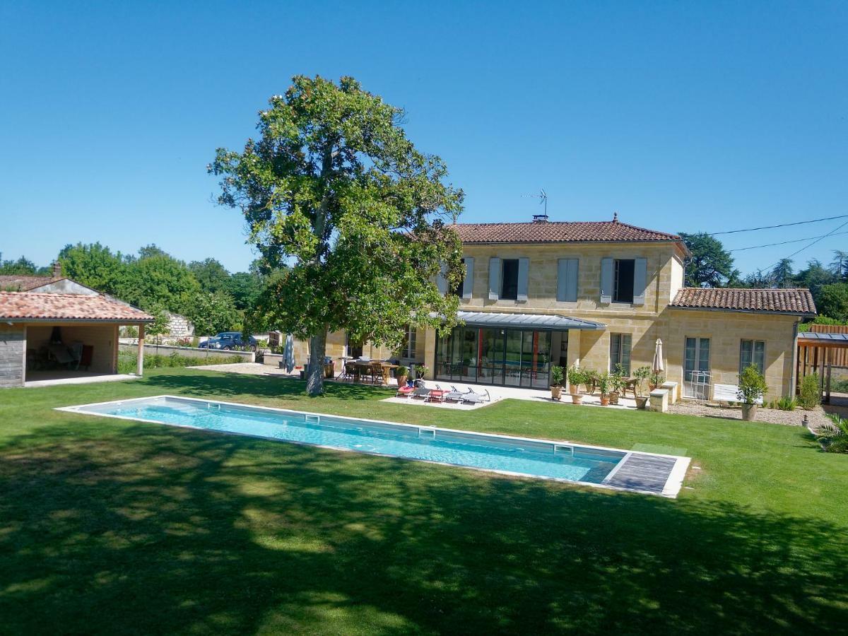 Bed and Breakfast Les Ambeles Saint-Magne-de-Castillon Экстерьер фото